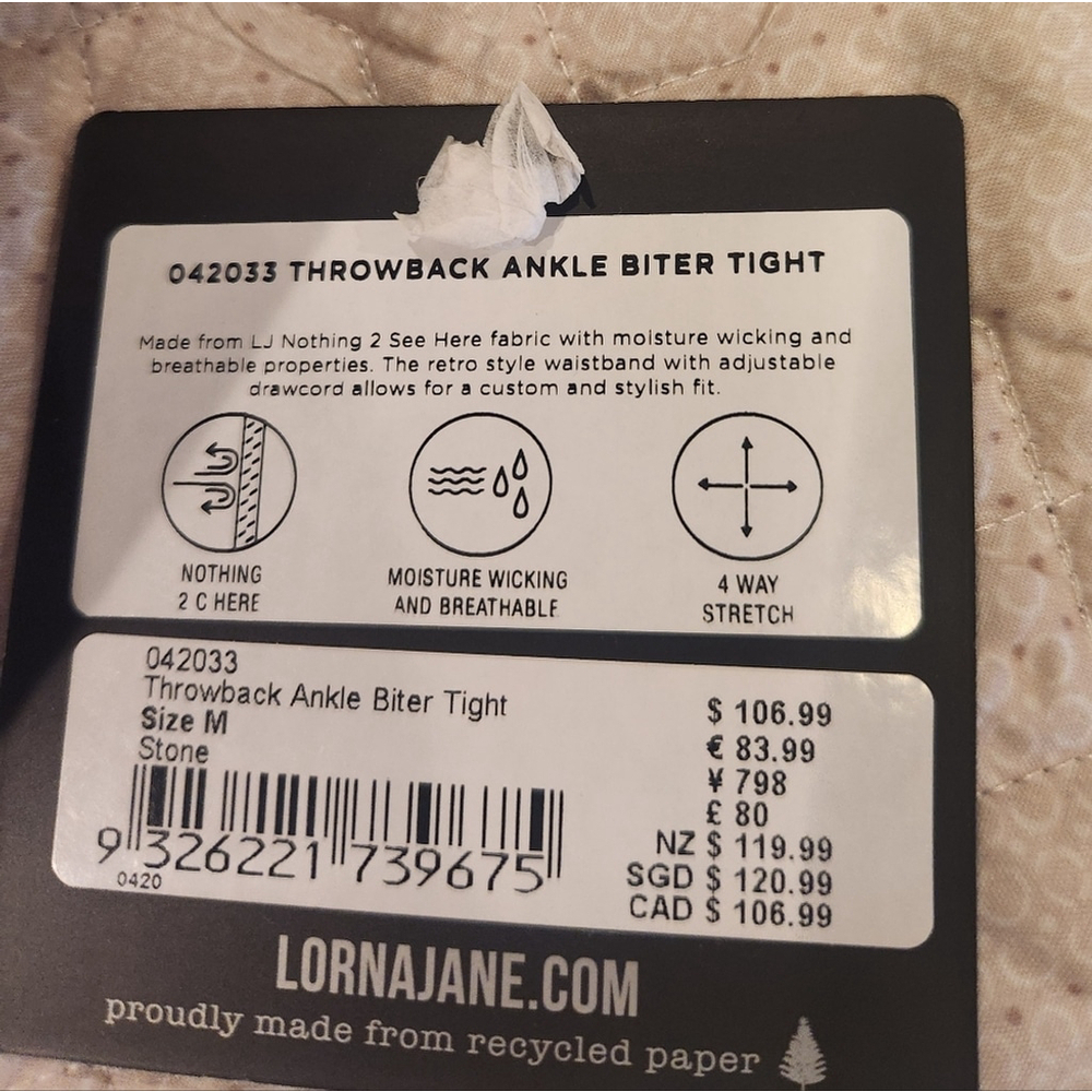 NWT Lorna Jane Ankle Leggings - Picture 4 of 5
